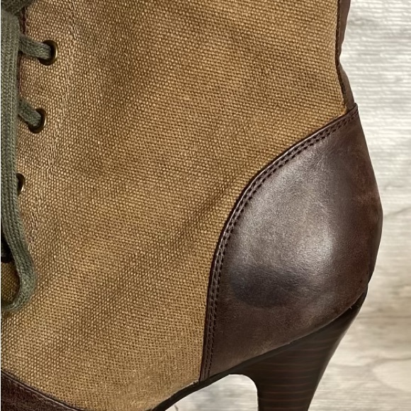 Aldo canvas high heels shoes ,size 40 - Picture 4 of 13